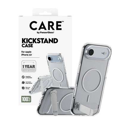 Futrola MagSafe za Apple iPhone 17 Air, PanzerGlass, Care Feature Kickstand, Prozirna