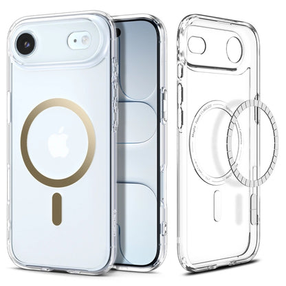 Futrola MagSafe za Apple iPhone 17 Air, Spigen, Ultra Hybrid, Prozirno Zlatna