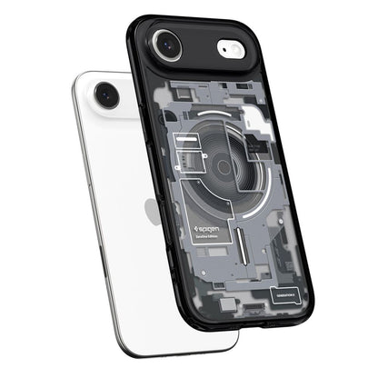 Futrola MagSafe za Apple iPhone 17 Air, Spigen, Ultra Hybrid Zero One, Crna