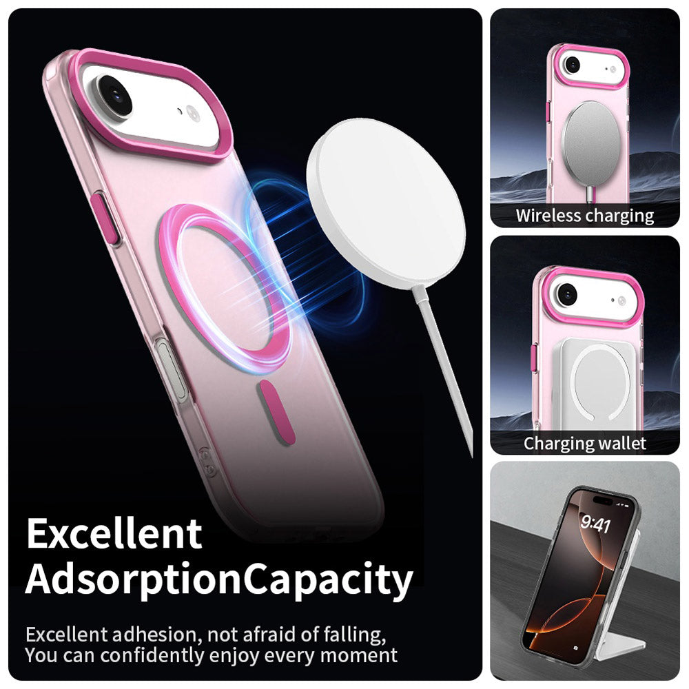 Futrola MagSafe za Apple iPhone 17 Air, Techsuit, CandyCase, Roza