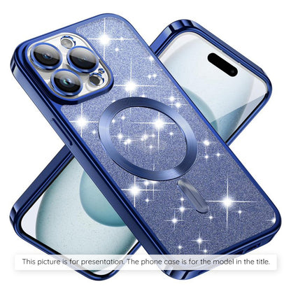 MagSafe futrola za Apple iPhone 17 Air, Techsuit, Luxury Glitter, Plava