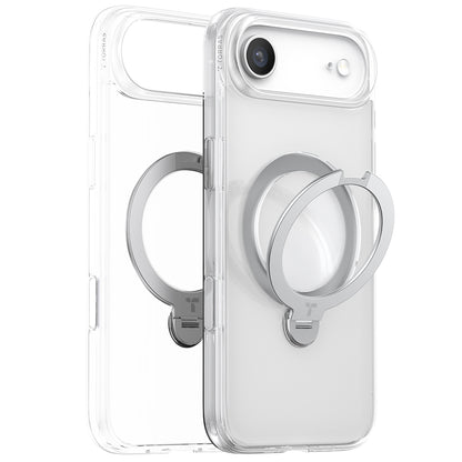 Futrola MagSafe za Apple iPhone 17 Air, Torras, Ostand Spin, Prozirna