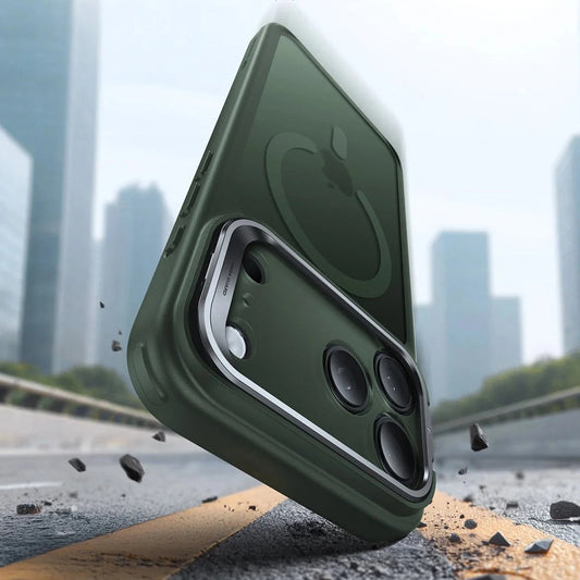Futrola MagSafe za Apple iPhone 17, ESR, Classic Hybrid Kickstand, Satinirano Zelena