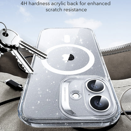 Futrola MagSafe za Apple iPhone 17, ESR, Classic Hybrid Shimmer, Prozirna