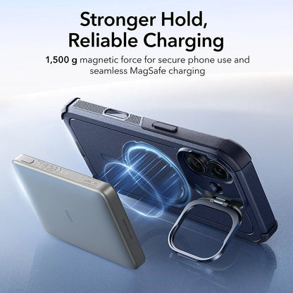 MagSafe futrola za Apple iPhone 17, ESR, Cyber Armor Kickstand, Plava