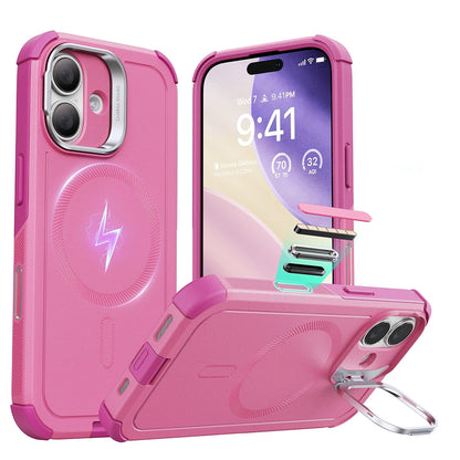 Futrola MagSafe za Apple iPhone 17, ESR, Cyber Armor Kickstand, Roza