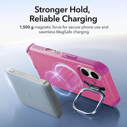Futrola MagSafe za Apple iPhone 17, ESR, Cyber Armor Kickstand, Roza