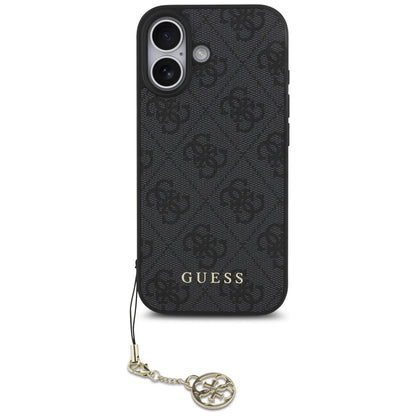 MagSafe futrola za Apple iPhone 17, Guess, 4G Charm Cradle, Crna
