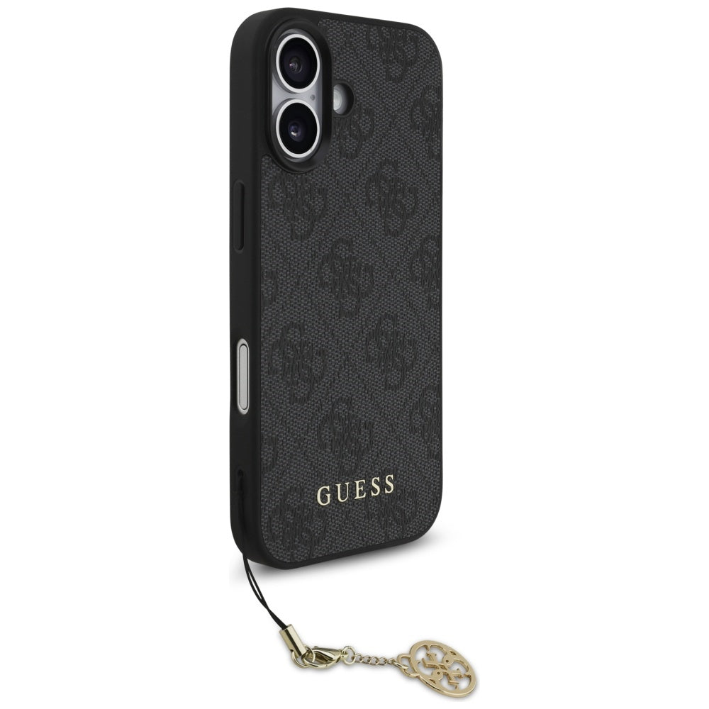 MagSafe futrola za Apple iPhone 17, Guess, 4G Charm Cradle, Crna