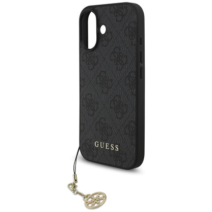 MagSafe futrola za Apple iPhone 17, Guess, 4G Charm Cradle, Crna