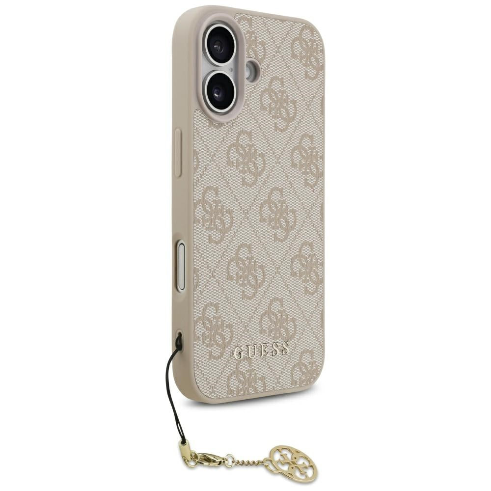 MagSafe futrola za Apple iPhone 17, Guess, 4G Charm Cradle, Roza