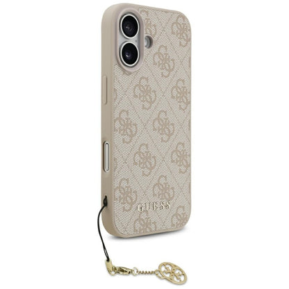 MagSafe futrola za Apple iPhone 17, Guess, 4G Charm Cradle, Roza