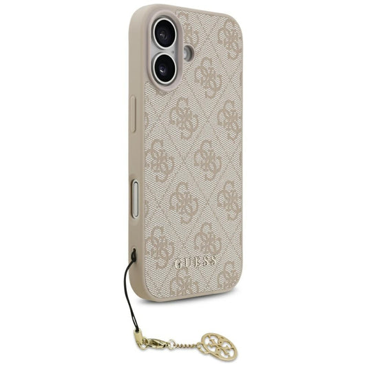 MagSafe futrola za Apple iPhone 17, Guess, 4G Charm Cradle, Roza