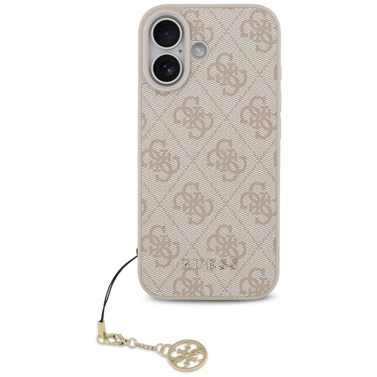 MagSafe futrola za Apple iPhone 17, Guess, 4G Charm Cradle, Roza