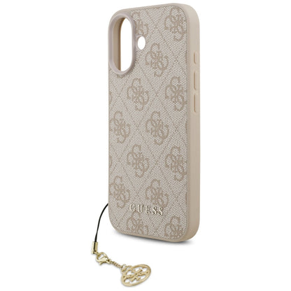 MagSafe futrola za Apple iPhone 17, Guess, 4G Charm Cradle, Roza