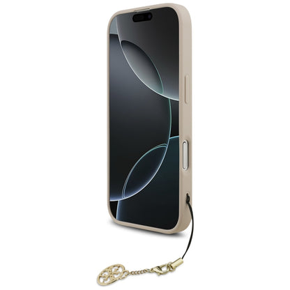 MagSafe futrola za Apple iPhone 17, Guess, 4G Charm Cradle, Roza