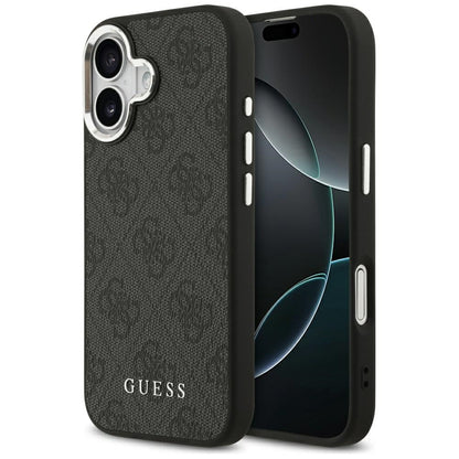 MagSafe futrola za Apple iPhone 17, Guess, 4G Classic Logo, Crna