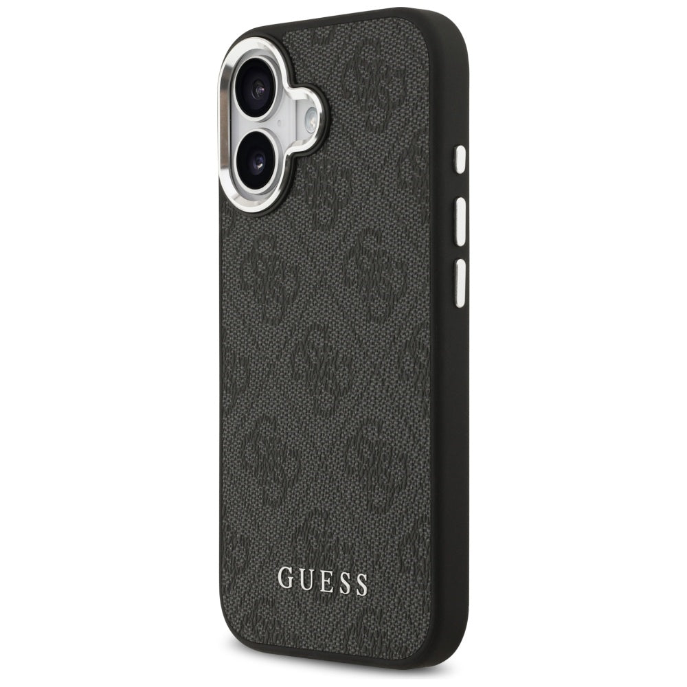 MagSafe futrola za Apple iPhone 17, Guess, 4G Classic Logo, Crna