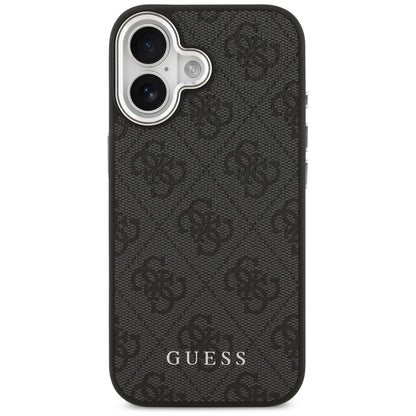 MagSafe futrola za Apple iPhone 17, Guess, 4G Classic Logo, Crna