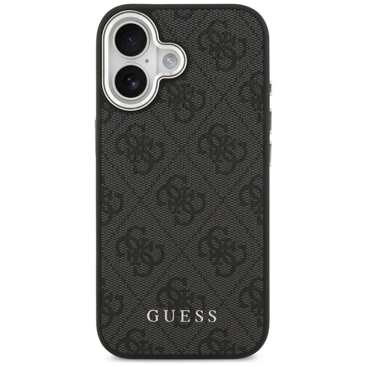 MagSafe futrola za Apple iPhone 17, Guess, 4G Classic Logo, Crna