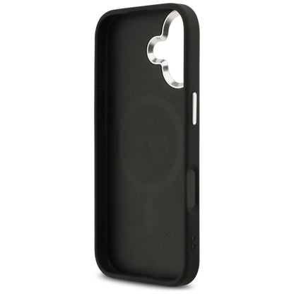 MagSafe futrola za Apple iPhone 17, Guess, 4G Classic Logo, Crna