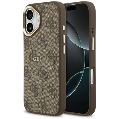 MagSafe futrola za Apple iPhone 17, Guess, 4G Classic, smeđa
