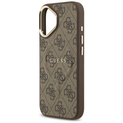 MagSafe futrola za Apple iPhone 17, Guess, 4G Classic, smeđa