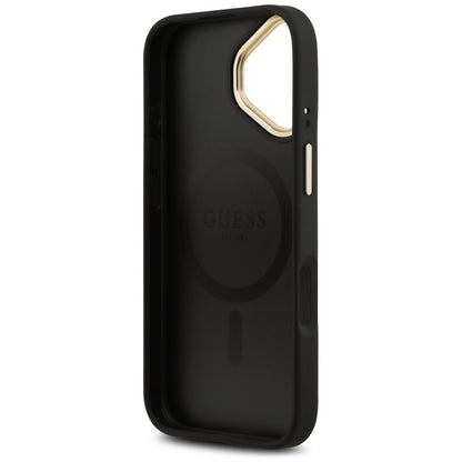 MagSafe futrola za Apple iPhone 17, Guess, 4G Classic, Crna