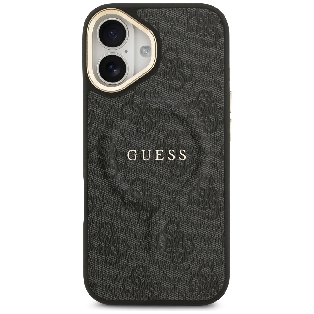 MagSafe futrola za Apple iPhone 17, Guess, 4G Classic, Crna