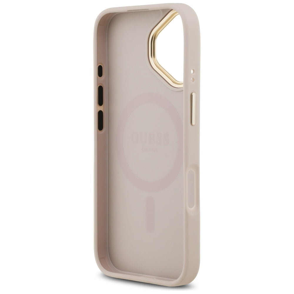 MagSafe futrola za Apple iPhone 17, Guess, 4G Classic, Roza