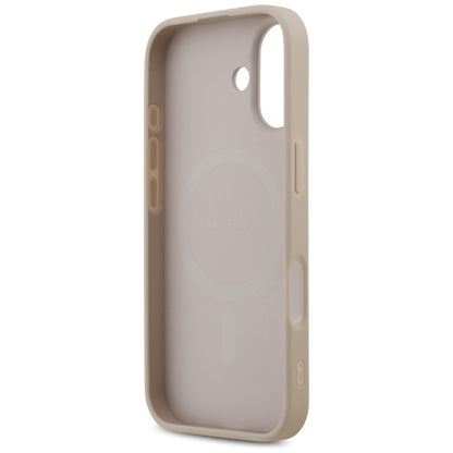 MagSafe futrola za Apple iPhone 17, Guess, 4G Printed Stripes, Roza