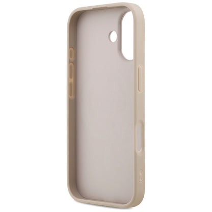 MagSafe futrola za Apple iPhone 17, Guess, 4G Ring Classic Logo, Roza