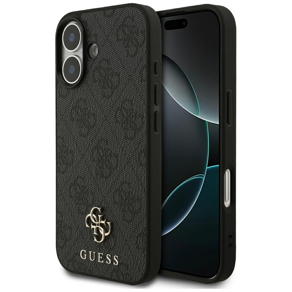 MagSafe futrola za Apple iPhone 17, Guess, 4G Small and Classic Logo, Crna