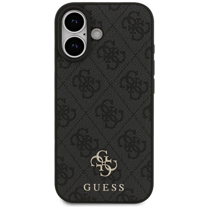 MagSafe futrola za Apple iPhone 17, Guess, 4G Small and Classic Logo, Crna