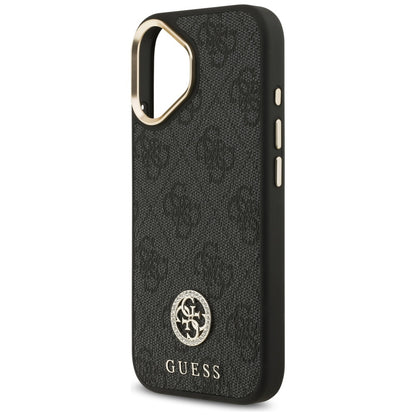 MagSafe futrola za Apple iPhone 17, Guess, 4G Strass Logo, Crna
