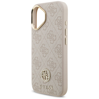 MagSafe futrola za Apple iPhone 17, Guess, 4G Strass Logo, Roza
