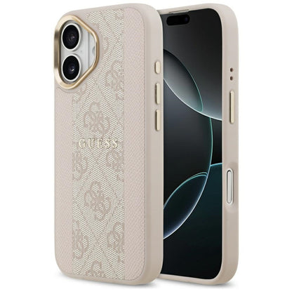MagSafe futrola za Apple iPhone 17, Guess, 4G Stripe, Roza