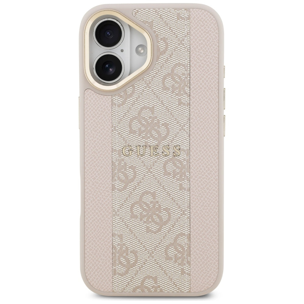 MagSafe futrola za Apple iPhone 17, Guess, 4G Stripe, Roza