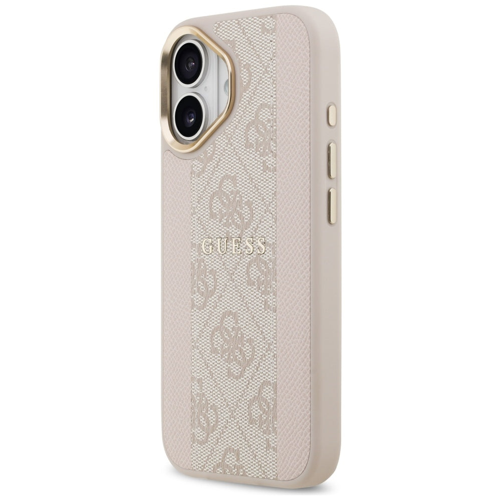 MagSafe futrola za Apple iPhone 17, Guess, 4G Stripe, Roza