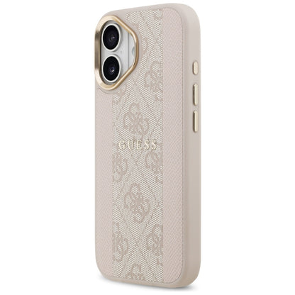 MagSafe futrola za Apple iPhone 17, Guess, 4G Stripe, Roza