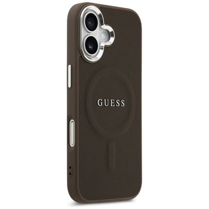 MagSafe futrola za Apple iPhone 17, Guess, Classic Logo, smeđa