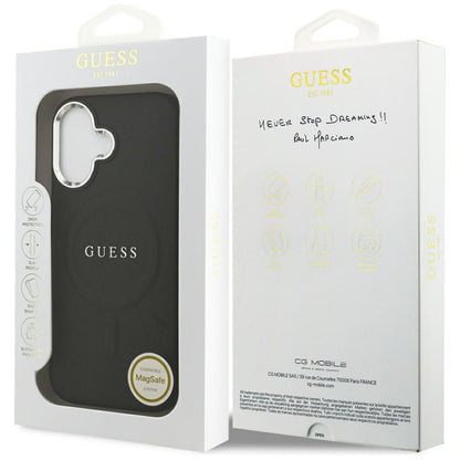 MagSafe futrola za Apple iPhone 17, Guess, Classic Logo, Crna