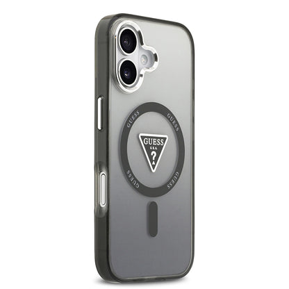 MagSafe futrola za Apple iPhone 17, Guess, IML Gradient Triangle Logo, Crna