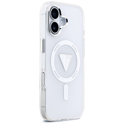 MagSafe futrola za Apple iPhone 17, Guess, IML Gradient Triangle Logo, Prozirna