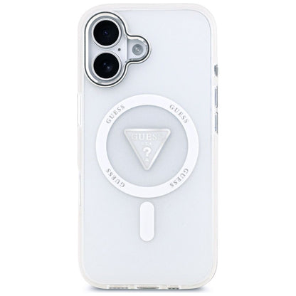 MagSafe futrola za Apple iPhone 17, Guess, IML Gradient Triangle Logo, Prozirna