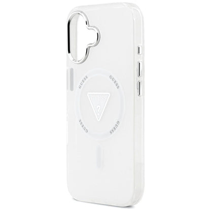MagSafe futrola za Apple iPhone 17, Guess, IML Gradient Triangle Logo, Prozirna