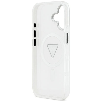 MagSafe futrola za Apple iPhone 17, Guess, IML Gradient Triangle Logo, Prozirna