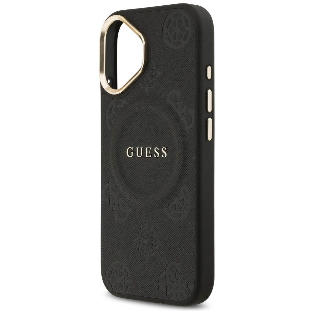 MagSafe futrola za Apple iPhone 17, Guess, Peony Hot Stamp, Crna