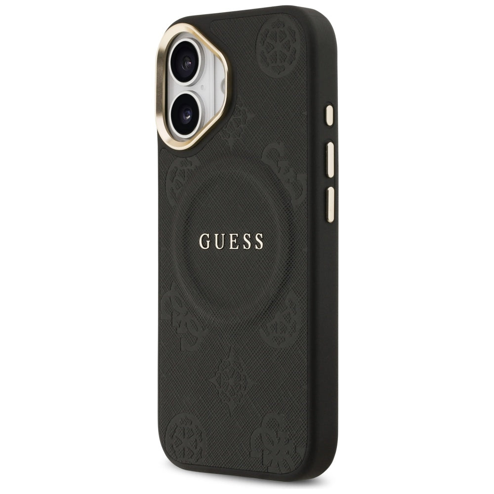 MagSafe futrola za Apple iPhone 17, Guess, Peony Hot Stamp, Crna