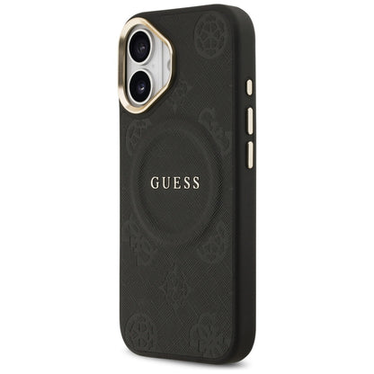 MagSafe futrola za Apple iPhone 17, Guess, Peony Hot Stamp, Crna